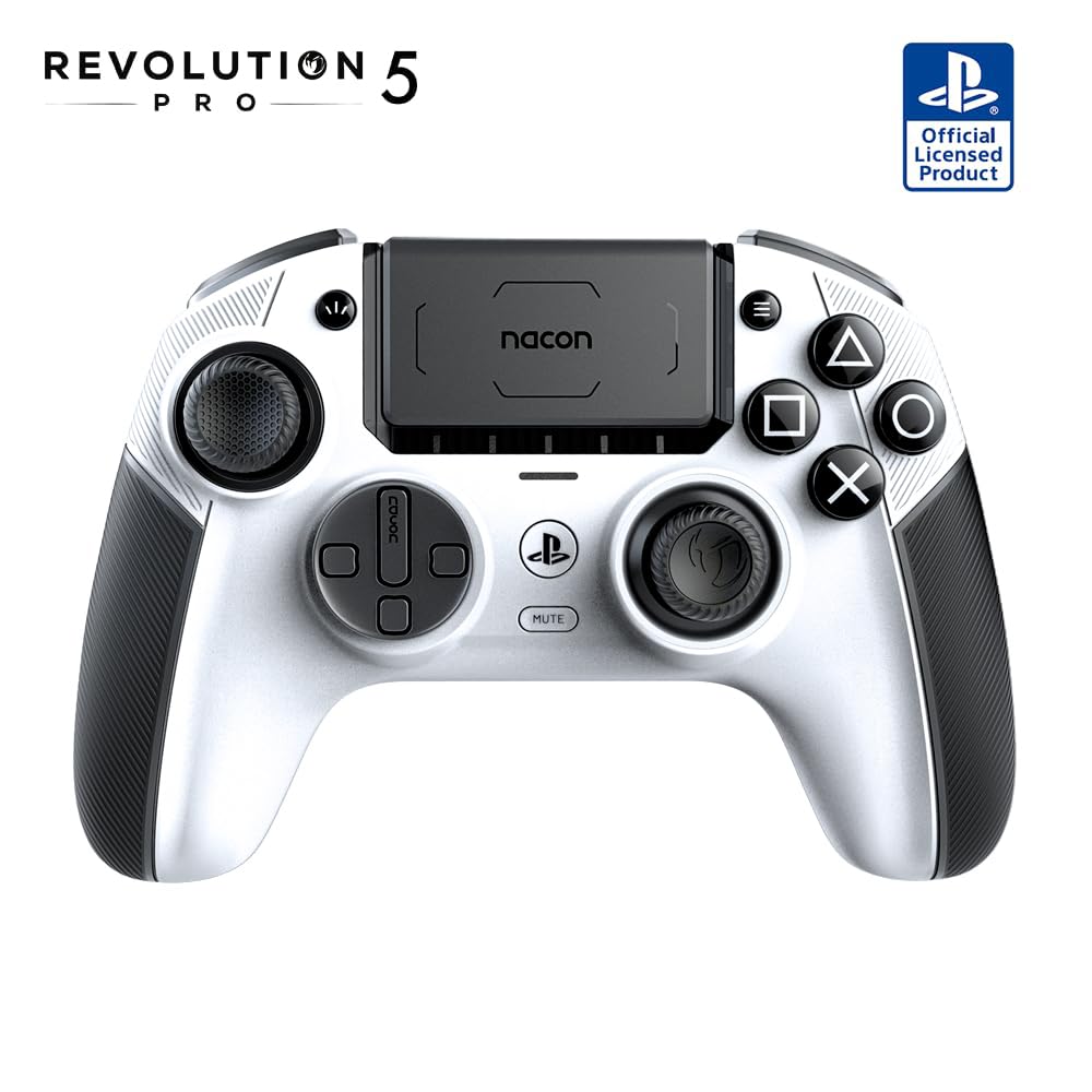 NACON Revolution 5 Pro Officially Licensed PlayStation® Wireless Gaming Controller White