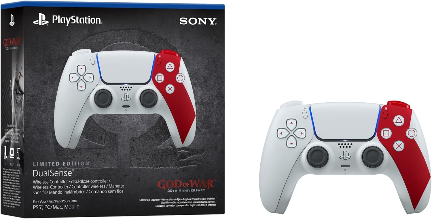 PlayStation®5 DualSense™ Wireless Controller God of War™ 20th Anniversary Limited Edition
