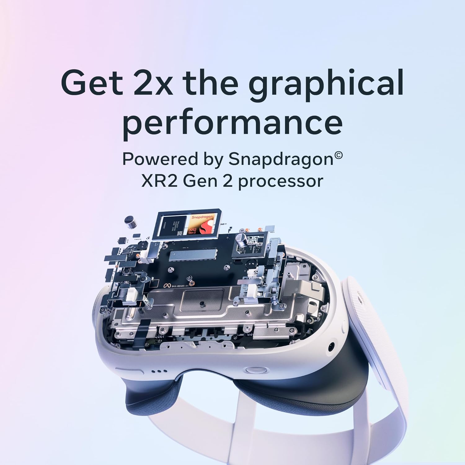 Meta Quest™ 3 Virtual Reality Headset Thirty Percent Sharper Resolution — 2X Graphical Processing Power — Virtual Reality Without Wires — Access to 40+ Games with a 3-Month Trial of Meta Horizon+ Included