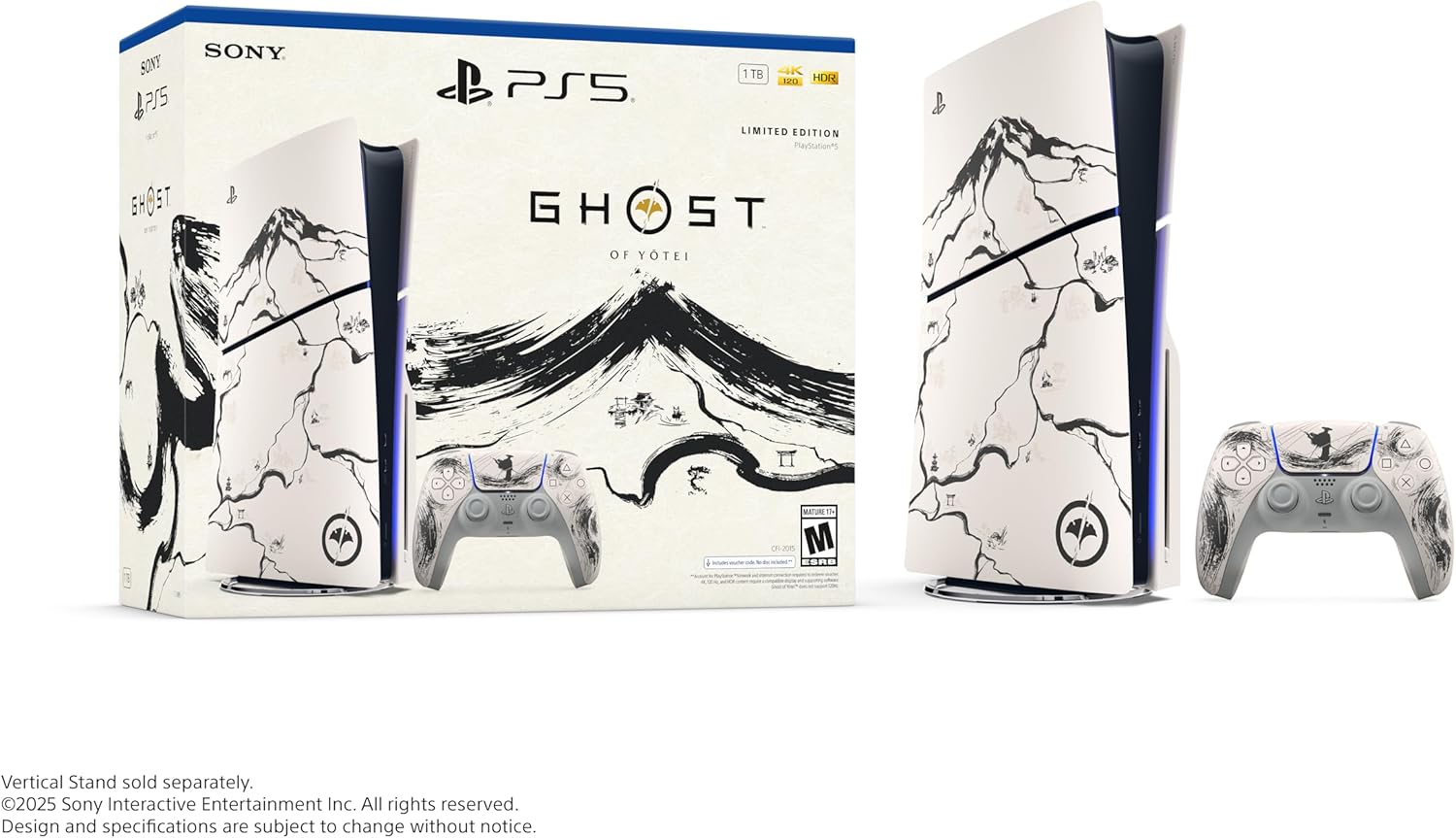 PlayStation®5 Console Ghost of Yotei™ Black Limited Edition Bundle