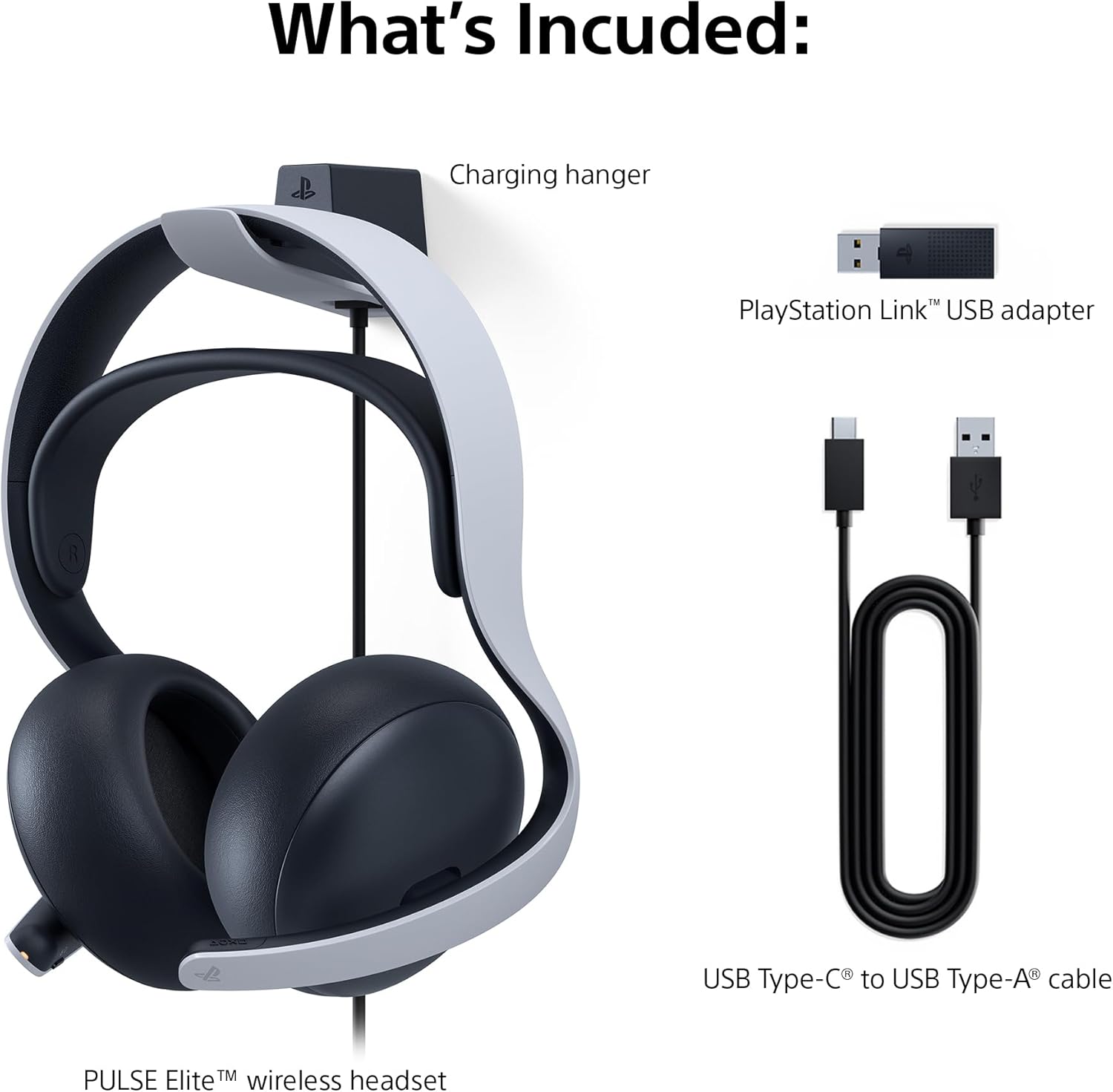 PlayStation® PULSE Elite™ Wireless Headset White