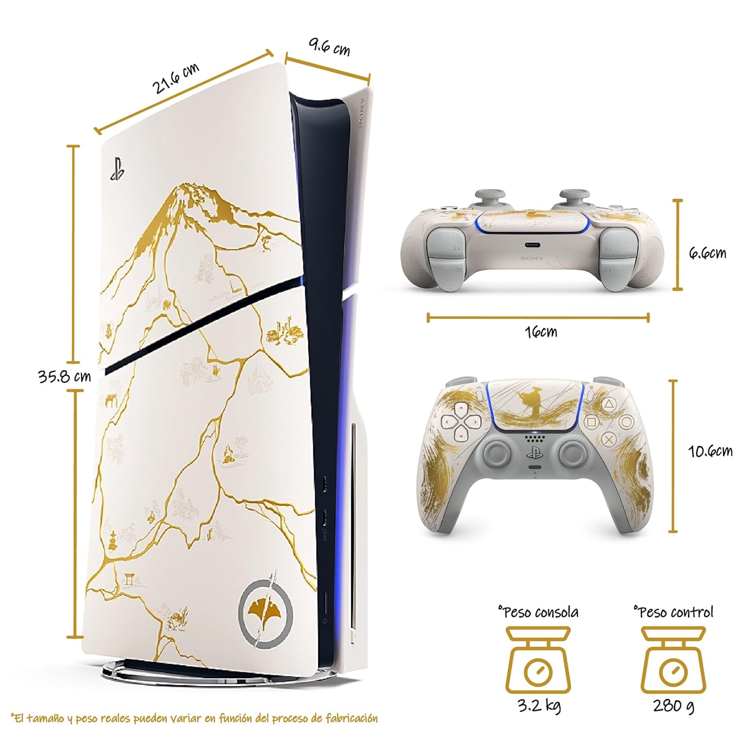 PlayStation®5 Console Ghost of Yotei™ Gold Limited Edition Bundle
