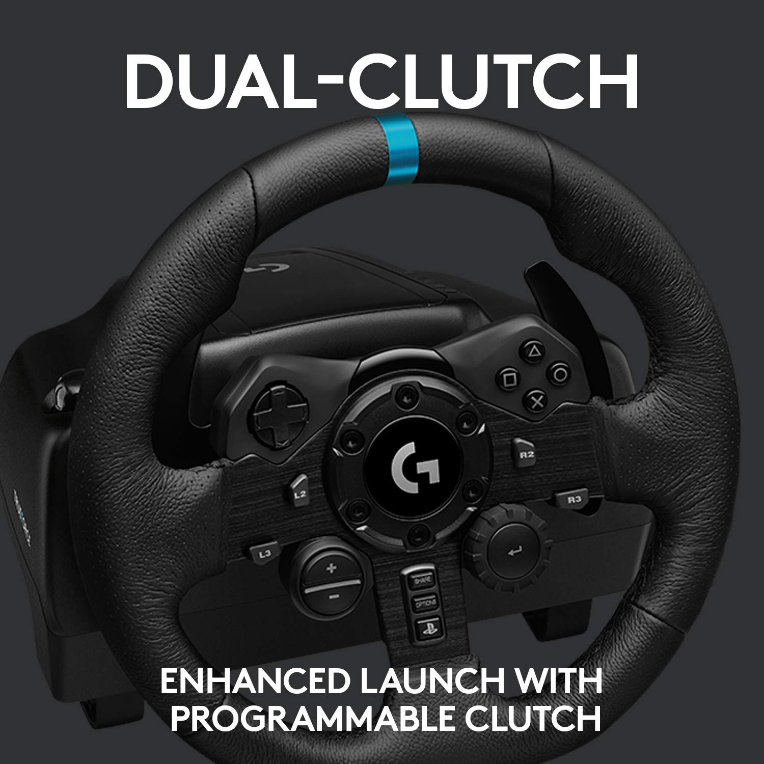 Logitech® G923 Racing Wheel and Pedals TRUEFORCE™ Technology