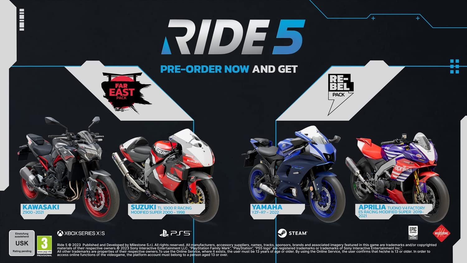 RIDE 5 PS5®