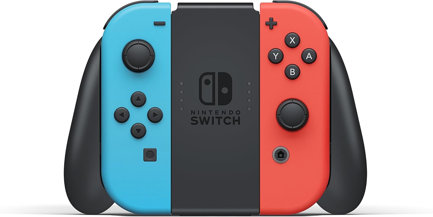 Nintendo Switch™ (OLED Model) with Neon Red & Neon Blue Joy‑Con™