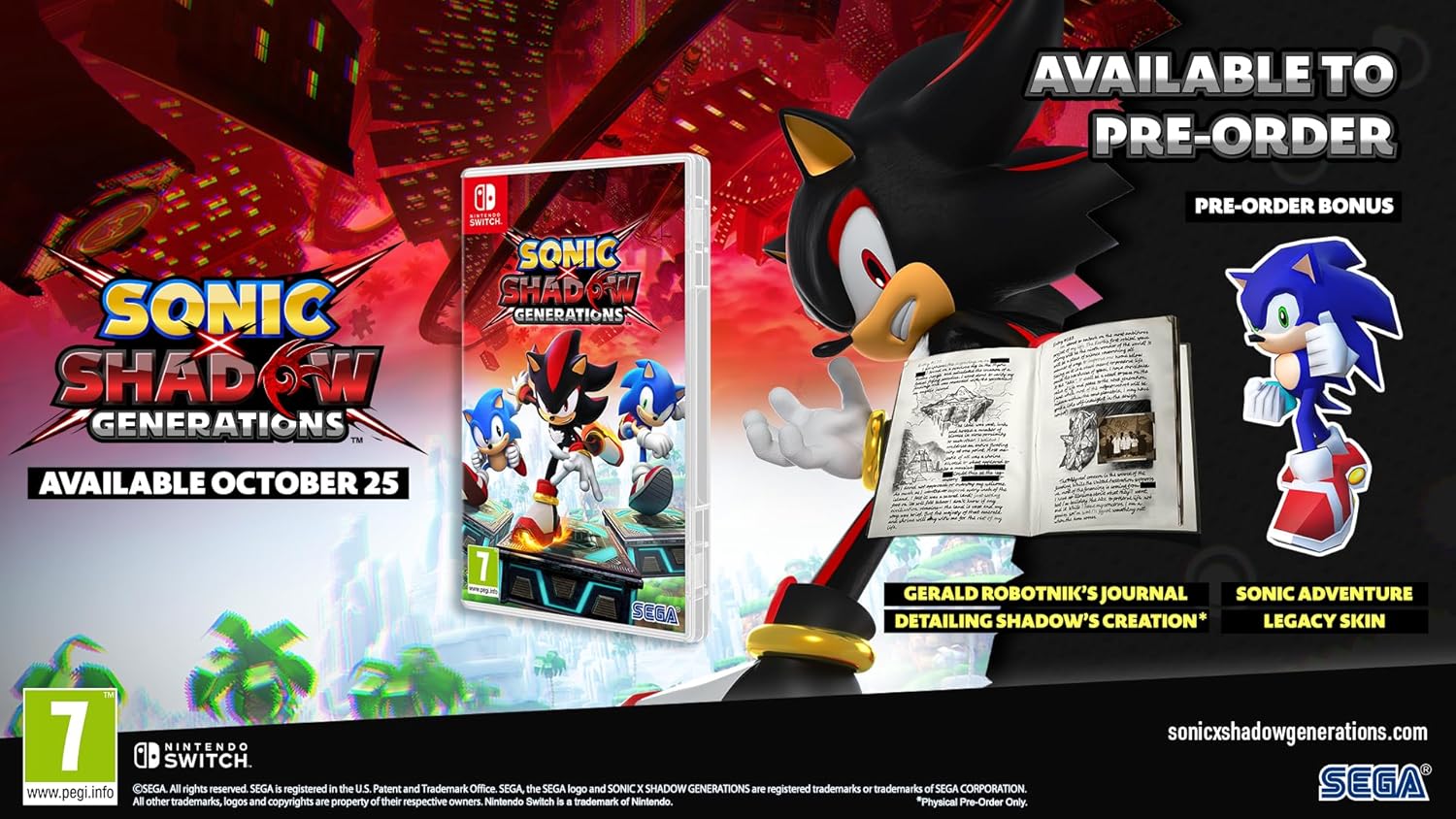 SEGA® Sonic X Shadow Generations™ Nintendo Switch™