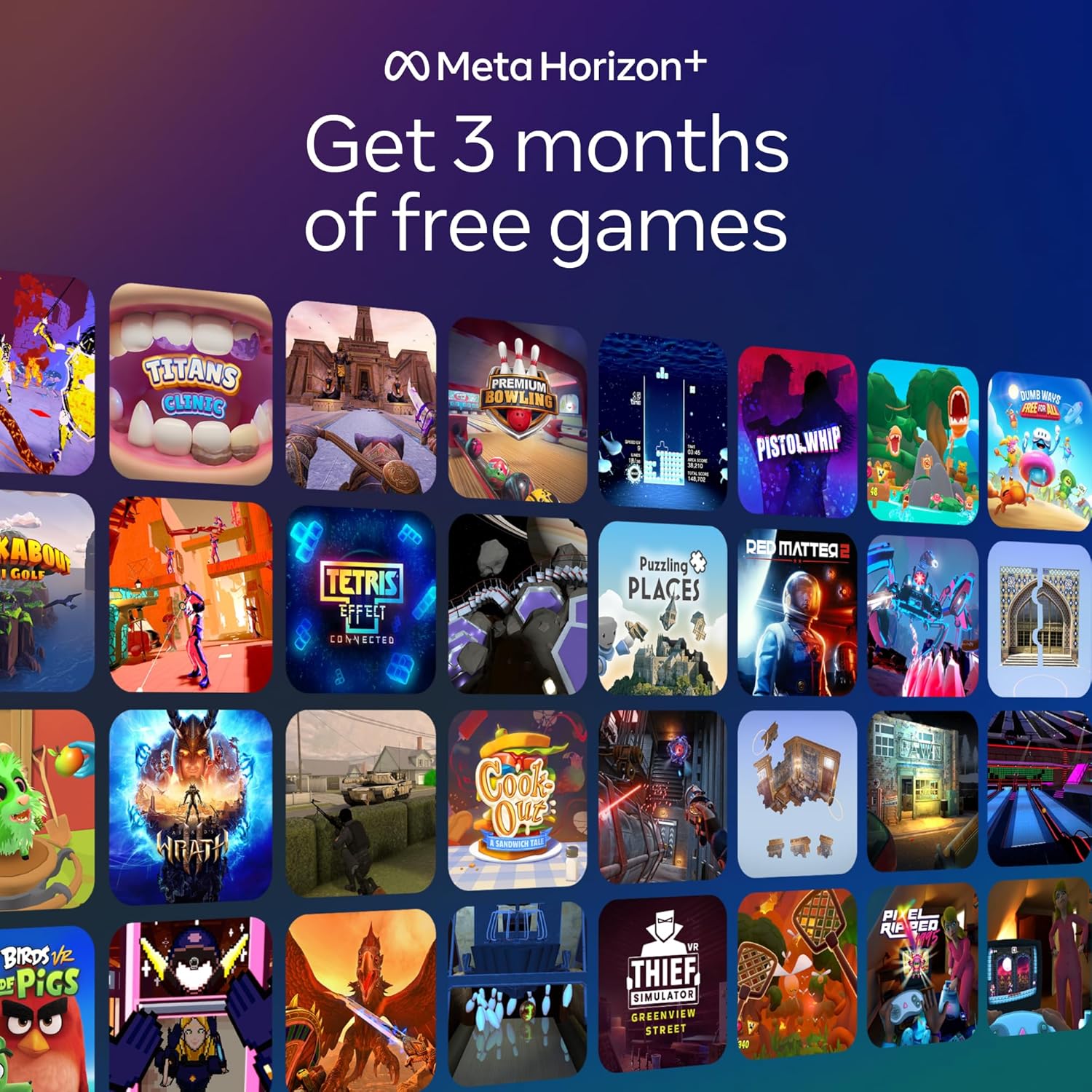 Meta Quest™ 3 Virtual Reality Headset Thirty Percent Sharper Resolution — 2X Graphical Processing Power — Virtual Reality Without Wires — Access to 40+ Games with a 3-Month Trial of Meta Horizon+ Included