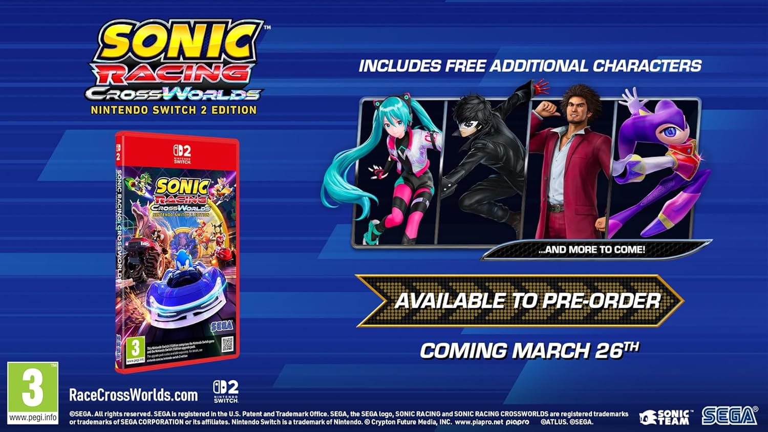 Sonic Racing: CrossWorlds Nintendo Switch™ 2 Edition