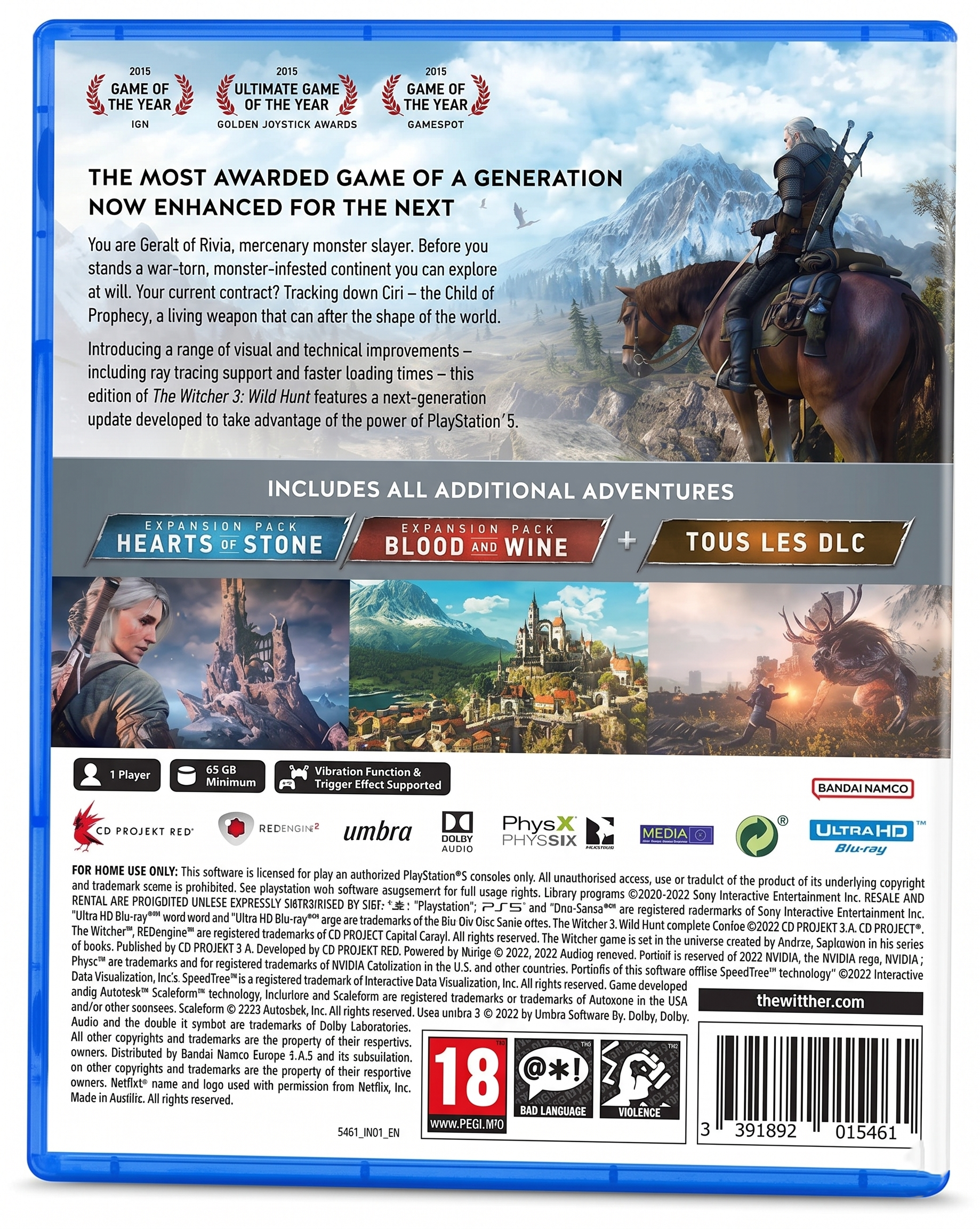 The Witcher® 3: Wild Hunt PS5®
