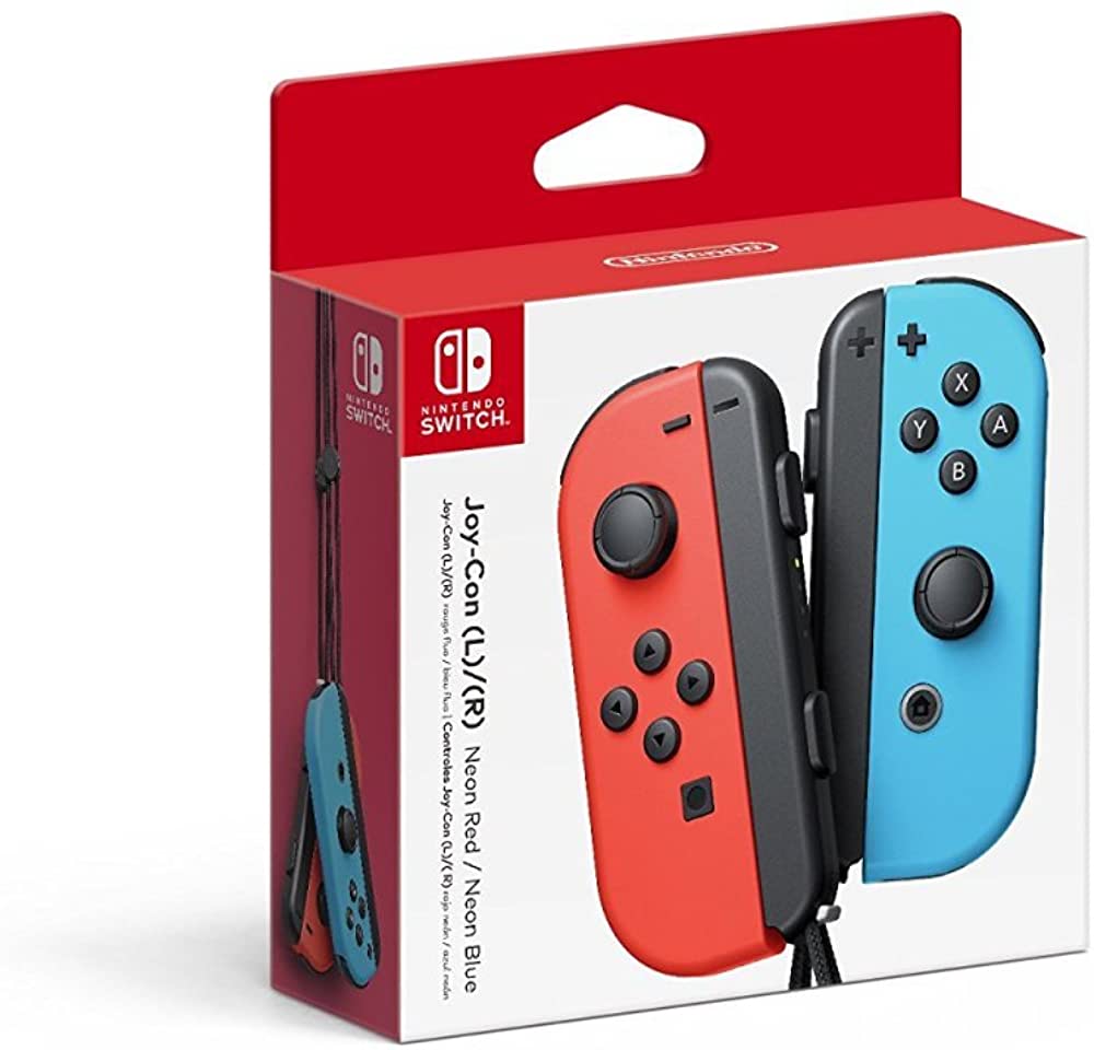 Joy Cons Red and Blue Nintendo Switch