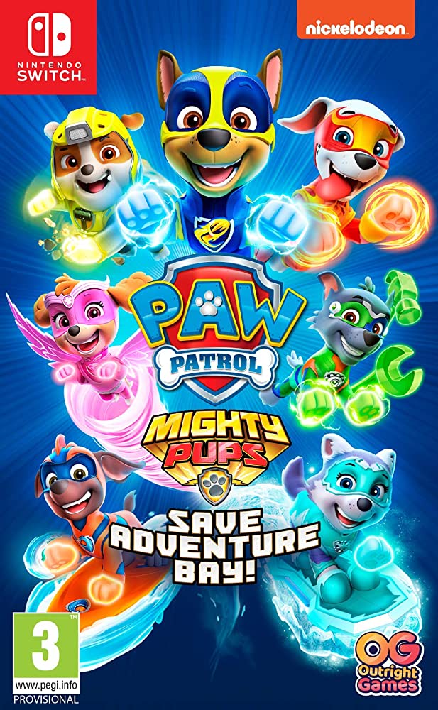 Paw Patrol Mighty Pups Nintendo Switch