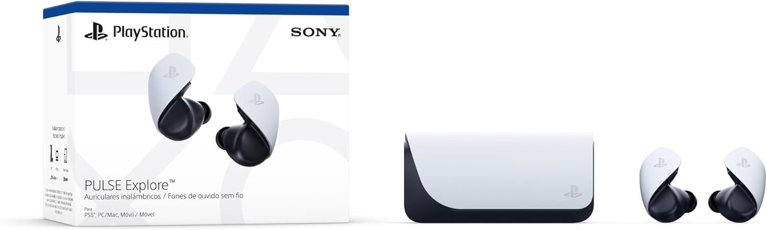 PlayStation® PULSE Explore™ Wireless Earbuds White