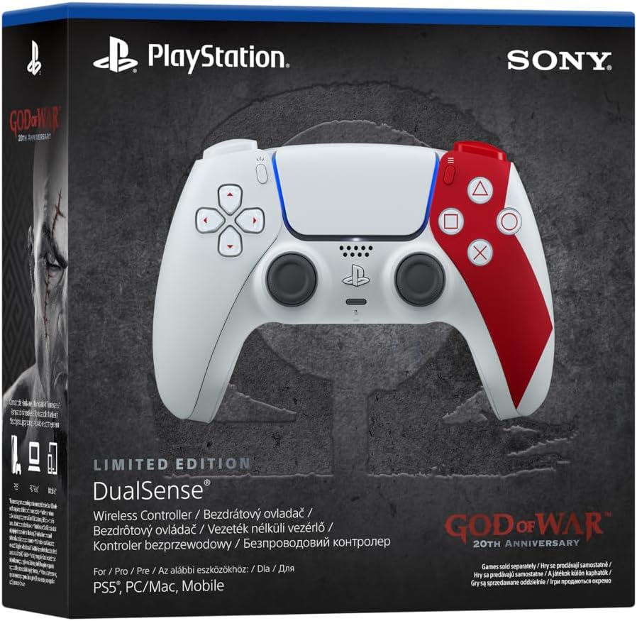 PlayStation®5 DualSense™ Wireless Controller God of War™ 20th Anniversary Limited Edition
