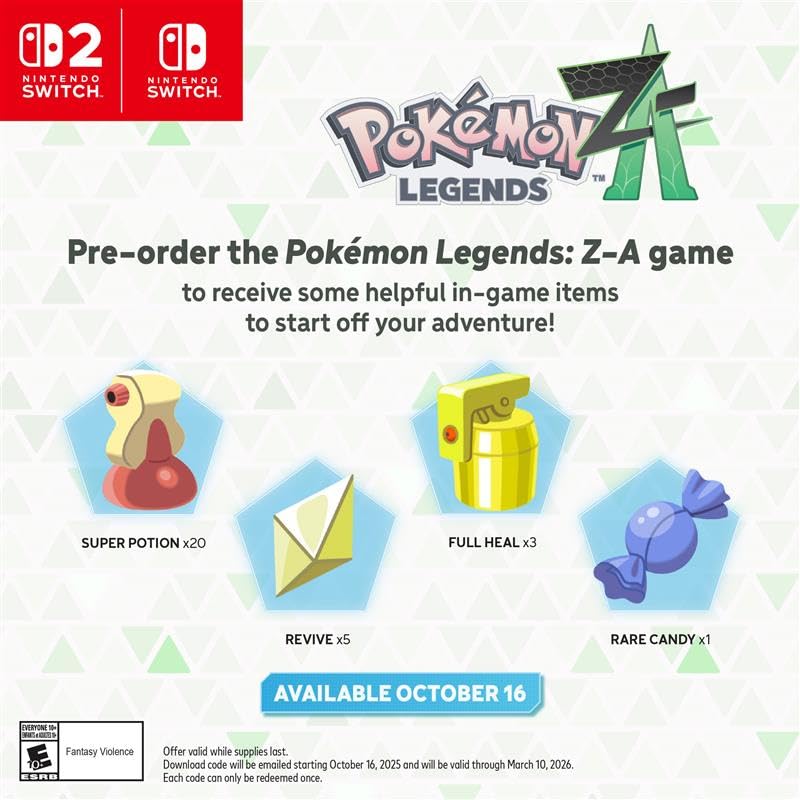 Pokémon™ Legends: Z‑A Nintendo Switch™