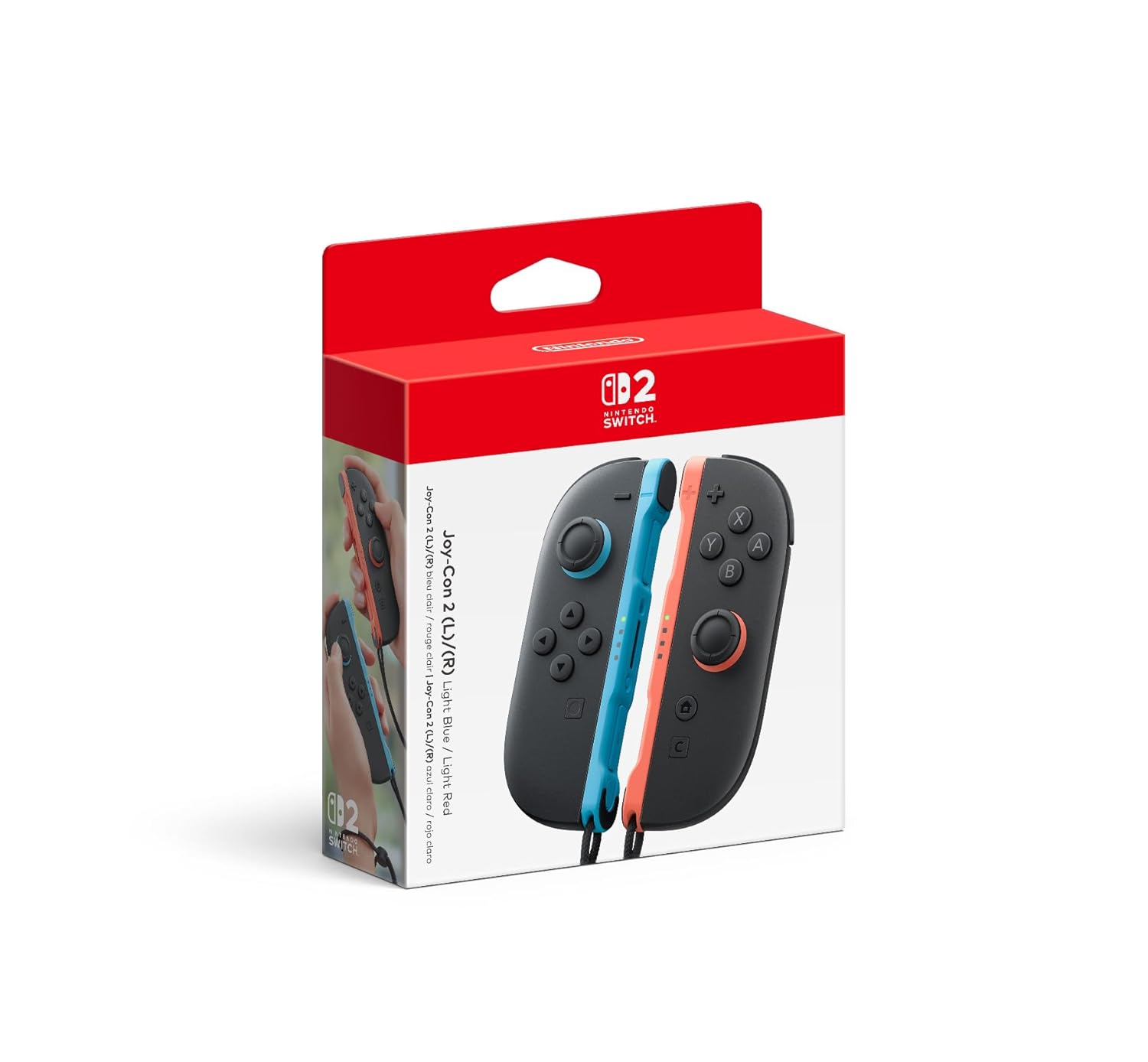 Nintendo Joy‑Con™ 2 (L)/(R) Light Blue/Light Red