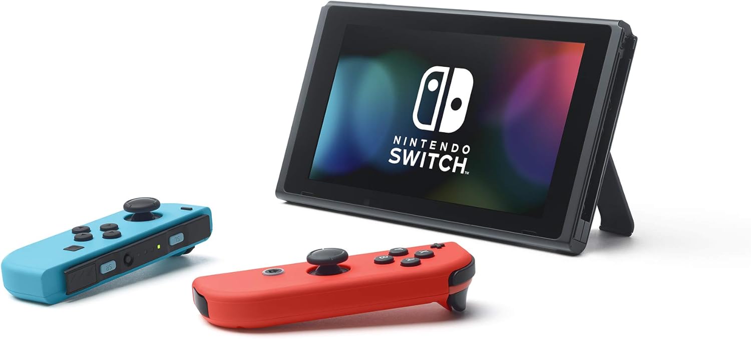 Nintendo Switch™ (OLED Model) with Neon Red & Neon Blue Joy‑Con™
