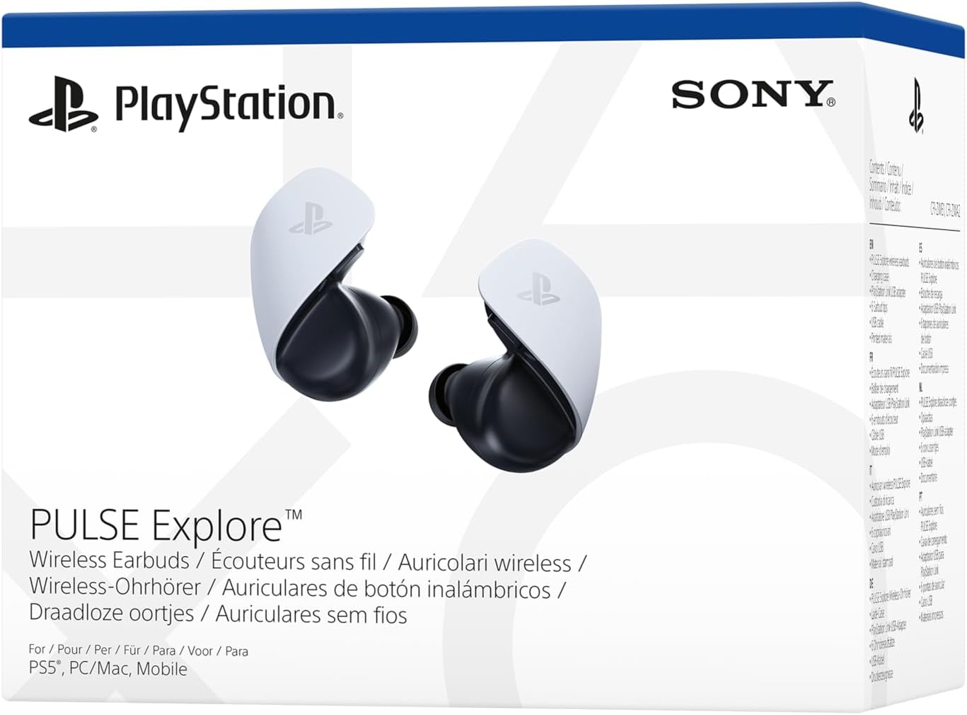 PlayStation® PULSE Explore™ Wireless Earbuds White