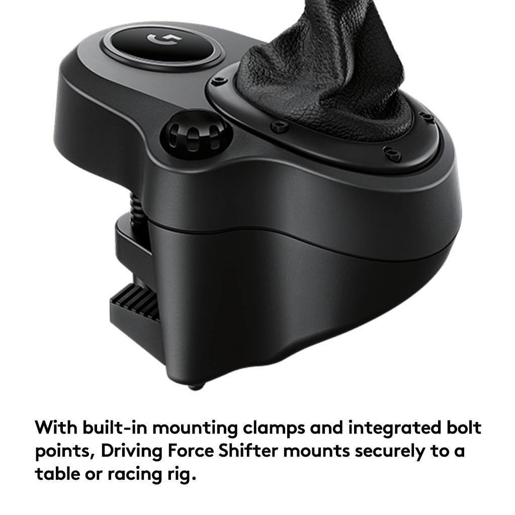 Logitech® G Driving Force™ Shifter Compatible with G29™, G920™, & G923™ Racing Wheels