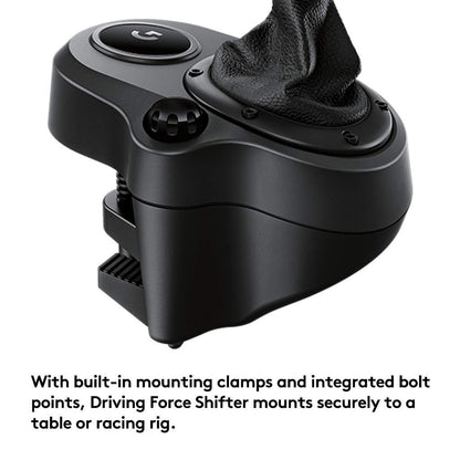 Logitech® G Driving Force™ Shifter Compatible with G29™, G920™, & G923™ Racing Wheels