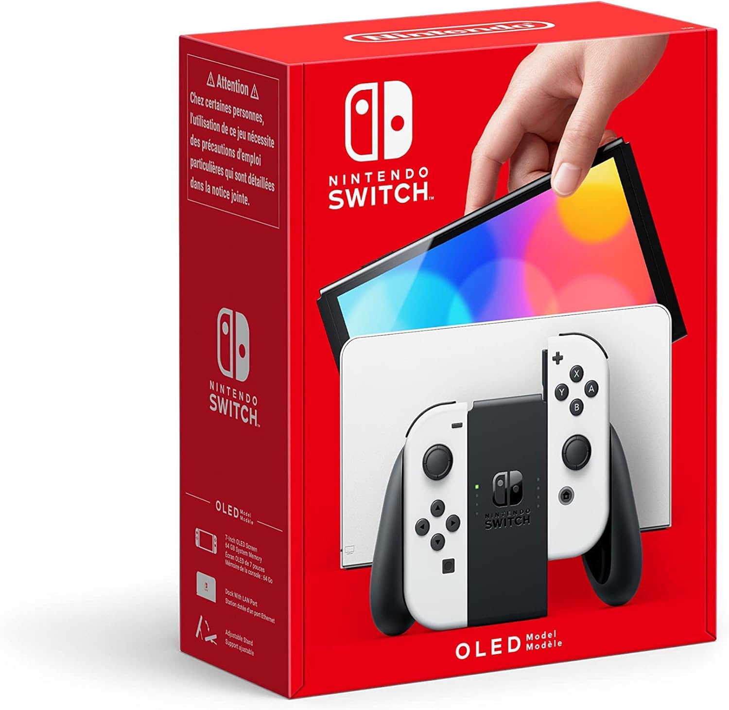 Nintendo Switch™ (OLED Model) with White Joy‑Con™