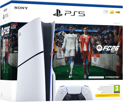 Sony PlayStation®5 Slim Console 1TB EA SPORTS™ FC 26 Bundle (Fattal Warranty)