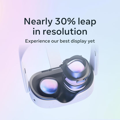 Meta Quest™ 3 Virtual Reality Headset  Thirty Percent Sharper Resolution — 2X Graphical Processing Power — Virtual Reality Without Wires — Access to 40+ Games with a 3-Month Trial of Meta Horizon+ Included