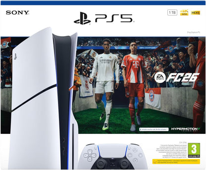 Sony PlayStation®5 Slim Console 1TB EA SPORTS™ FC 26 Bundle (Fattal Warranty)