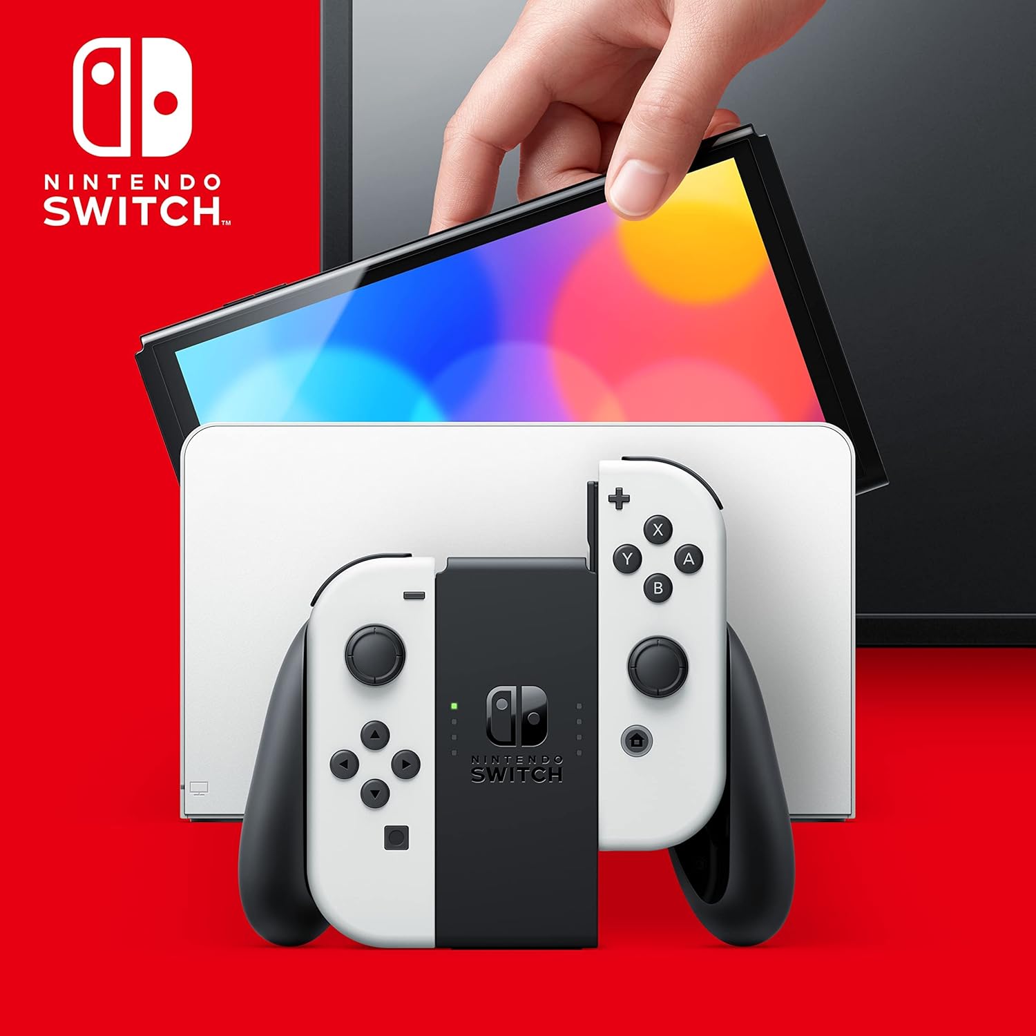 Nintendo Switch™ (OLED Model) with White Joy‑Con™