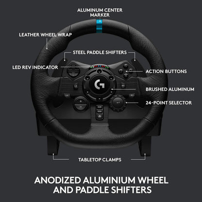 Logitech® G923 Racing Wheel and Pedals TRUEFORCE™ Technology