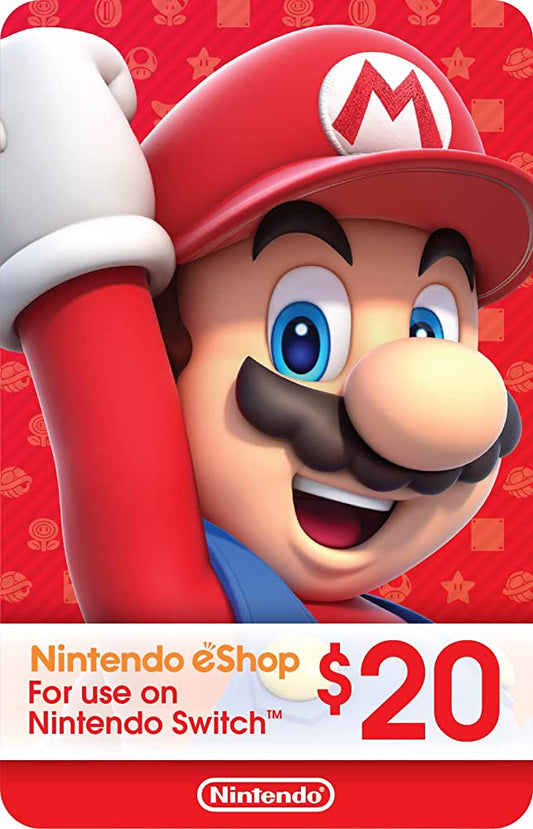 Nintendo e Shop 20$