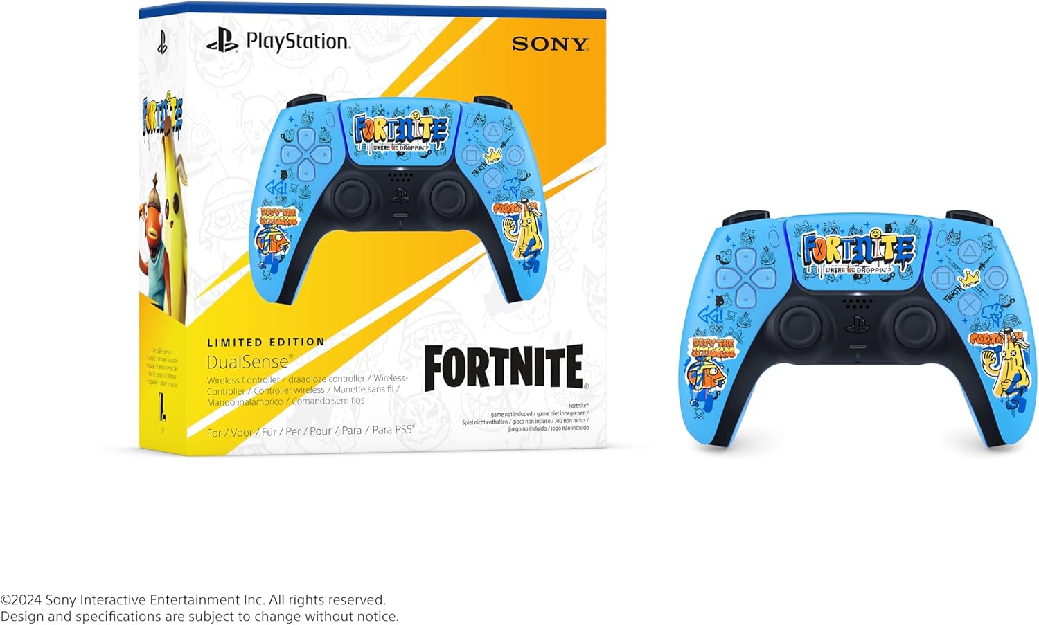 PlayStation®5 DualSense™ Wireless Controller Fortnite Limited Edition