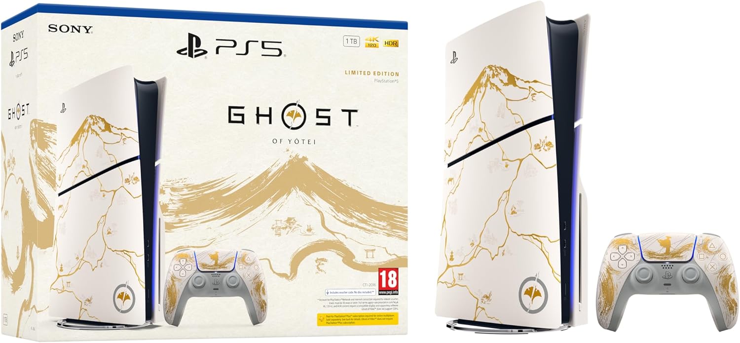 PlayStation®5 Console Ghost of Yotei™ Gold Limited Edition Bundle