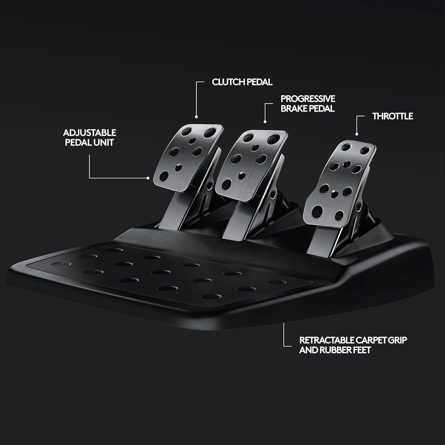 Logitech® G29 Driving Force™ Racing Wheel and Floor Pedals Black