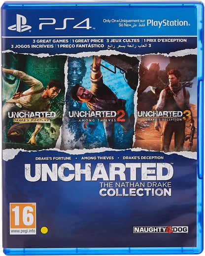 Sony PlayStation®4 Slim 500GB Console Mega Bundle with 3 Games (Spider‑Man, Ratchet & Clank, Uncharted) Fattal Warranty
