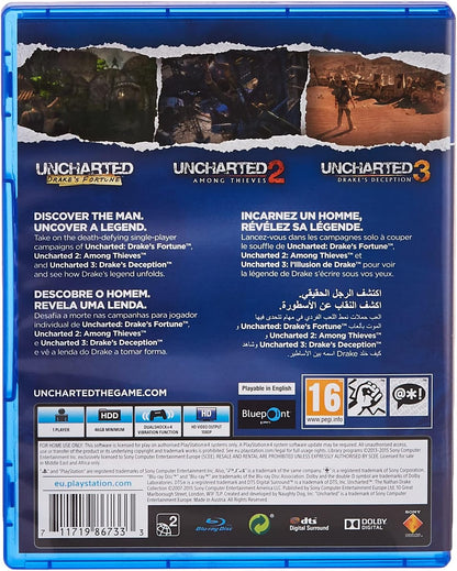 Sony PlayStation®4 Slim 500GB Console Mega Bundle with 3 Games (Spider‑Man, Ratchet & Clank, Uncharted) Fattal Warranty