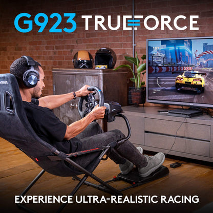 Logitech® G923 Racing Wheel and Pedals TRUEFORCE™ Technology