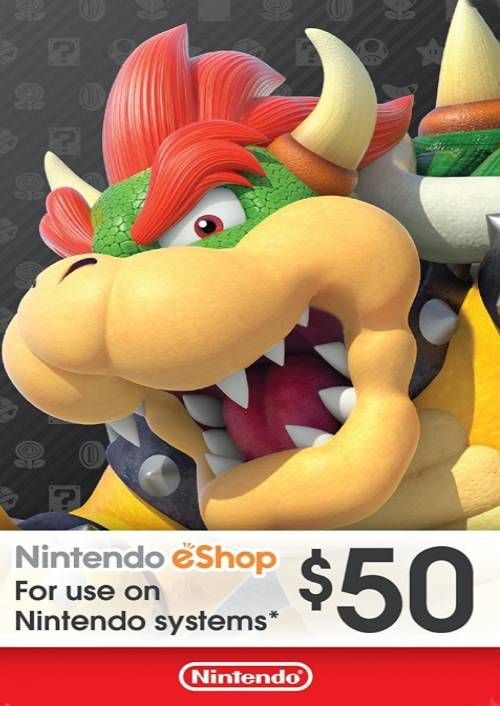 Nintendo e Shop 50$