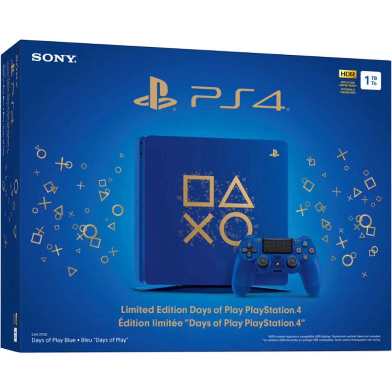 Sony PlayStation®4 Slim 1TB Limited Edition Console Days of Play Bundle